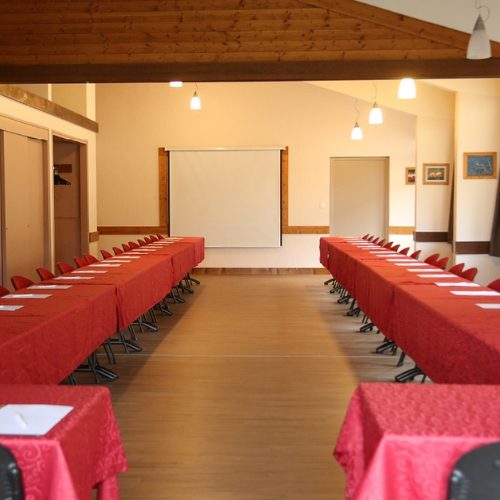 Séminaire à Annecy, Neaclub, installation d'une salle en U