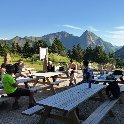 Team-building insolite, Neaclub, terrasse, chalet-refuge de Coutarse